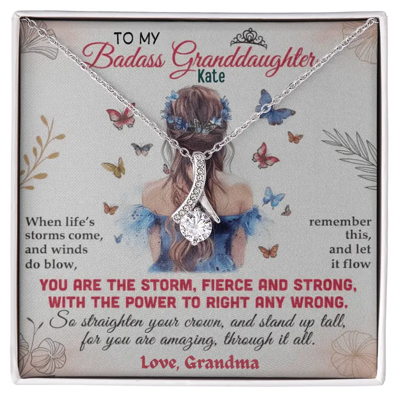 To My Beloved Granddaughter — A Necklace She’Ll Treasure Forever 56