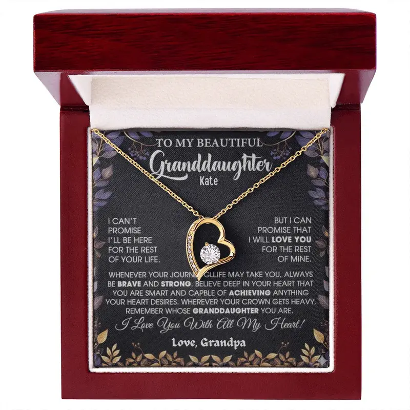 To My Beloved Granddaughter — A Necklace She’Ll Treasure Forever 56