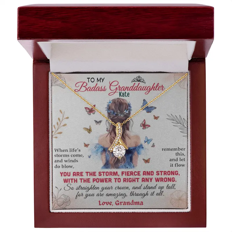 To My Beloved Granddaughter — A Necklace She’Ll Treasure Forever 57