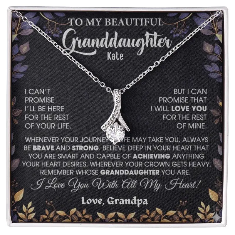 To My Beloved Granddaughter — A Necklace She’Ll Treasure Forever 57