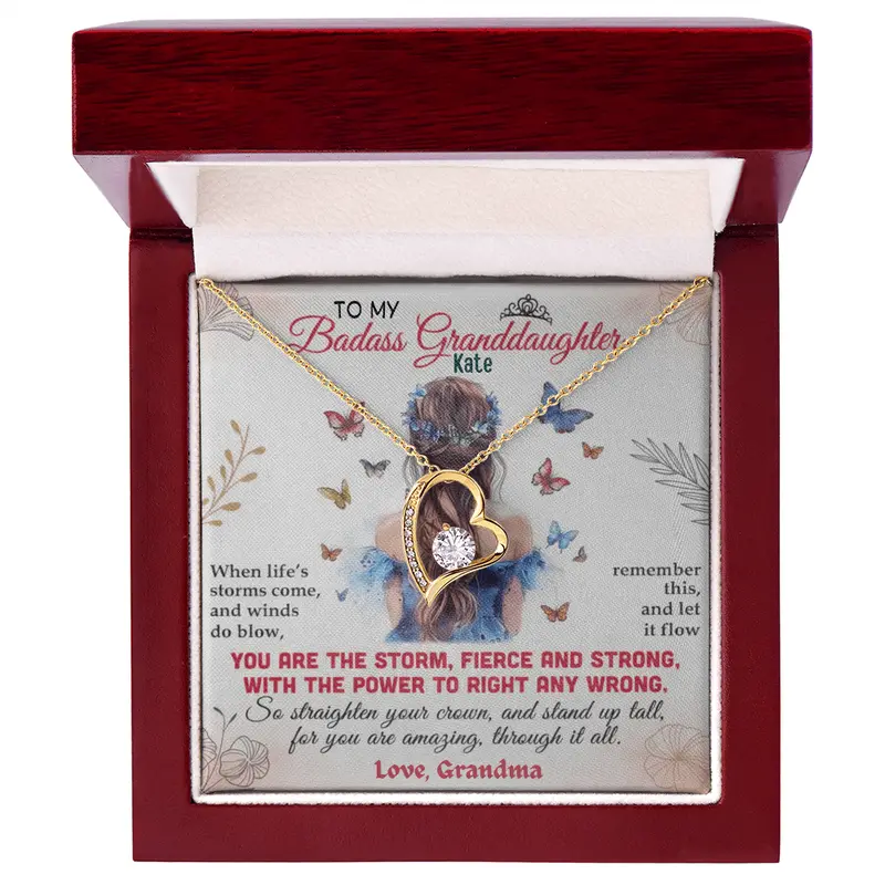 To My Beloved Granddaughter — A Necklace She’Ll Treasure Forever 58