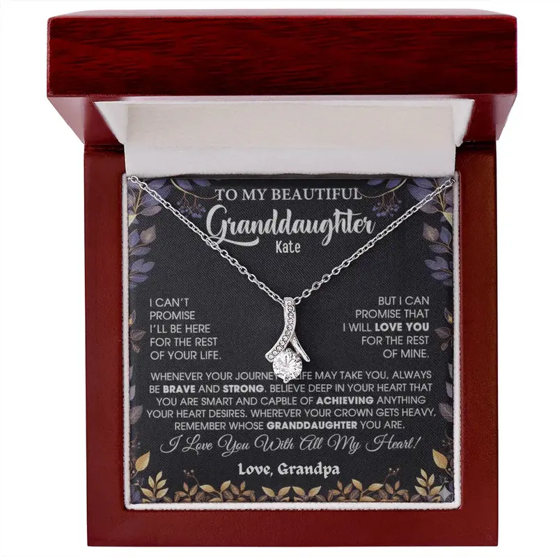 To My Beloved Granddaughter — A Necklace She’Ll Treasure Forever 58