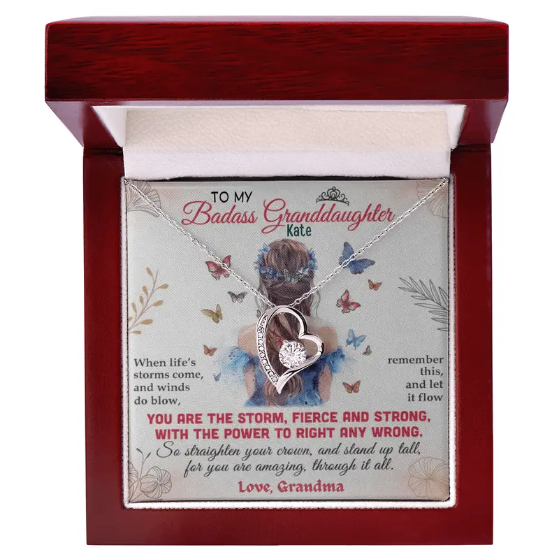To My Beloved Granddaughter — A Necklace She’Ll Treasure Forever 59