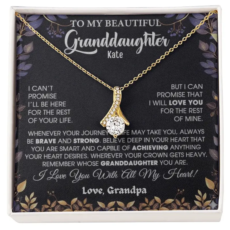 To My Beloved Granddaughter — A Necklace She’Ll Treasure Forever 59
