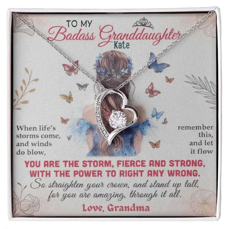 To My Beloved Granddaughter — A Necklace She’Ll Treasure Forever 60