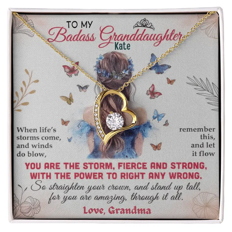 To My Beloved Granddaughter — A Necklace She’Ll Treasure Forever 61