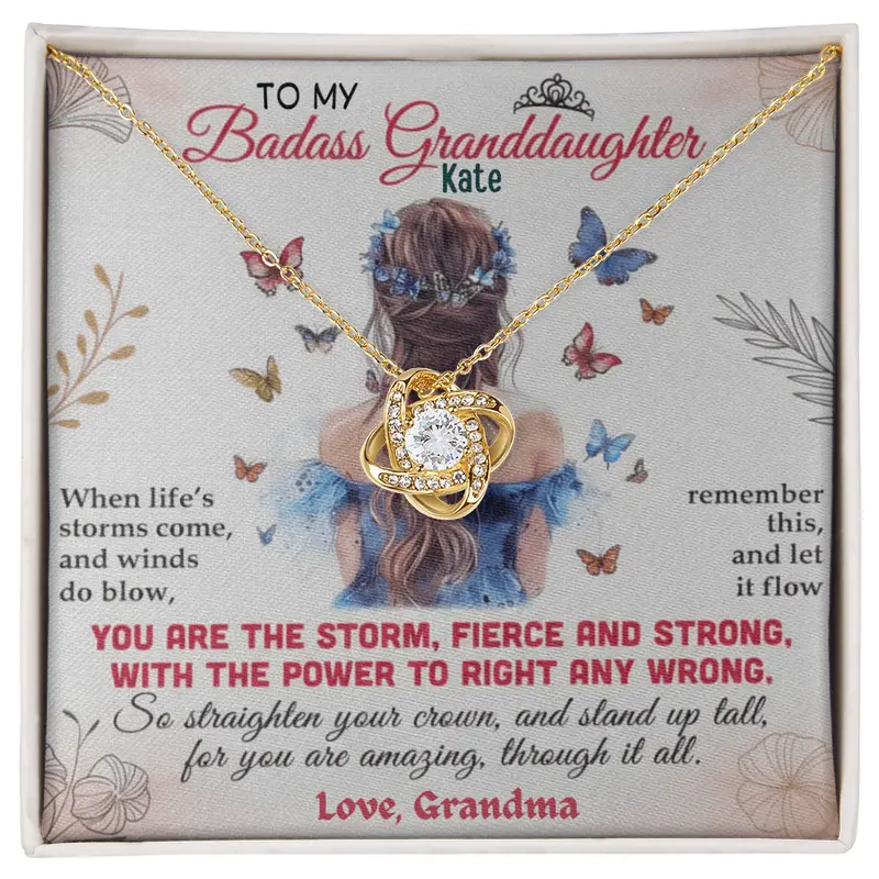 To My Beloved Granddaughter — A Necklace She’Ll Treasure Forever 64