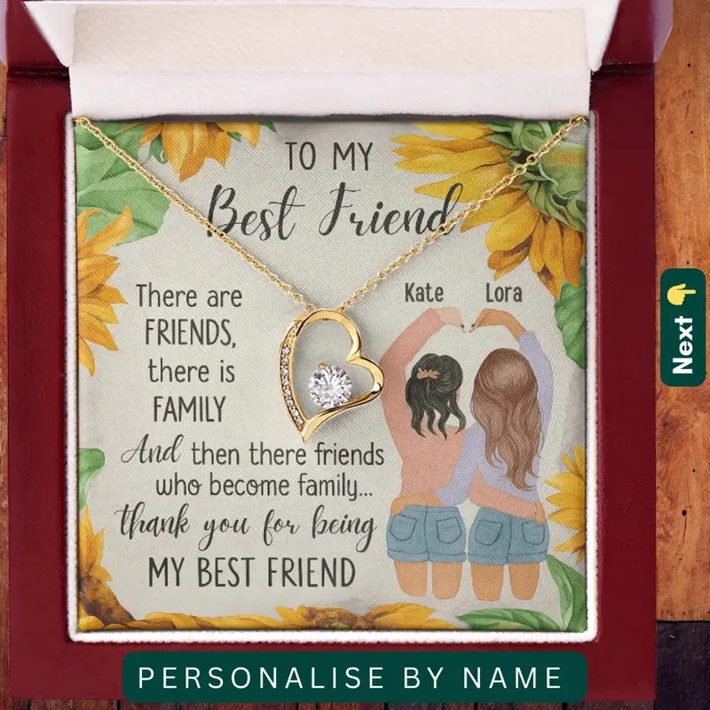 To My Bestie — A Necklace She’Ll Treasure Forever 1
