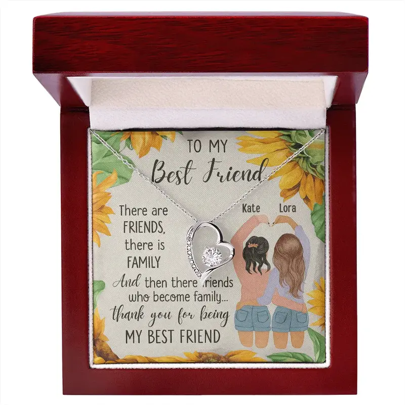 To My Bestie — A Necklace She’Ll Treasure Forever 22