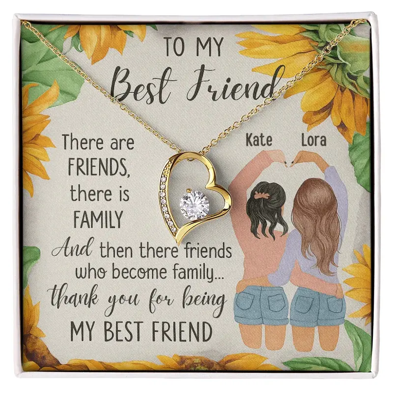 To My Bestie — A Necklace She’Ll Treasure Forever 23