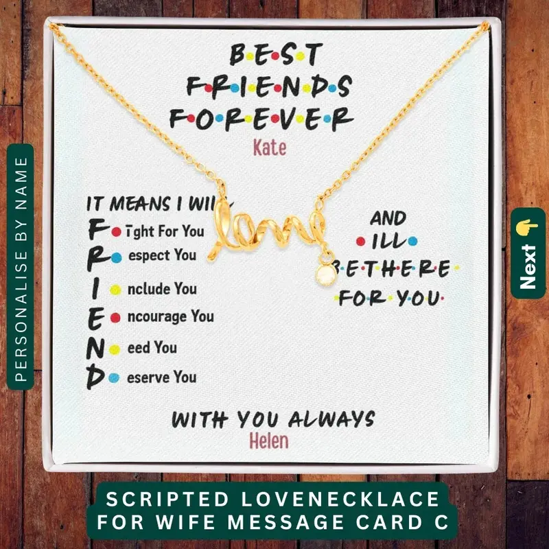 To My Bestie — A Necklace She’Ll Treasure Forever 7