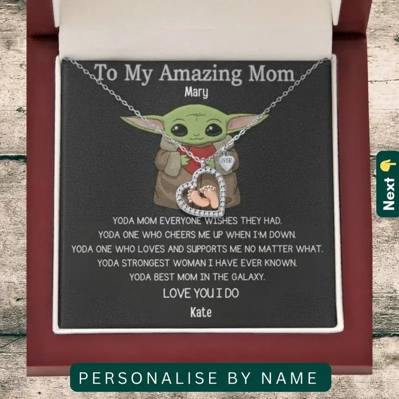 To My Caring Mom  — A Necklace She’Ll Treasure Forever 1