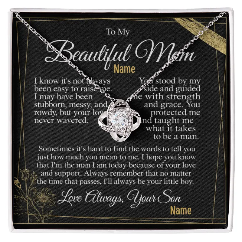 To My Caring Mom — A Necklace That Says Everything My Heart Feels 11