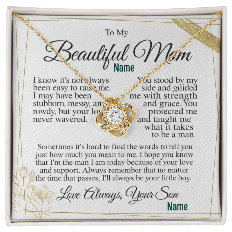 To My Caring Mom — A Necklace That Says Everything My Heart Feels 6