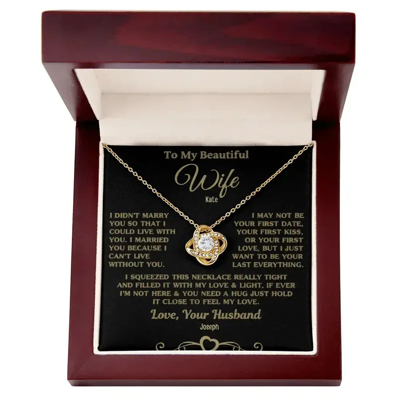 To My Caring Wife — A Necklace She’Ll Treasure Forever 30