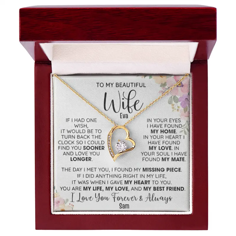 To My Caring Wife — A Necklace She’Ll Treasure Forever 58