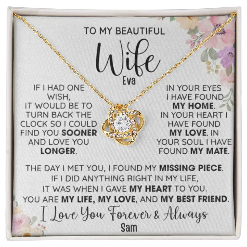 To My Caring Wife — A Necklace She’Ll Treasure Forever 64
