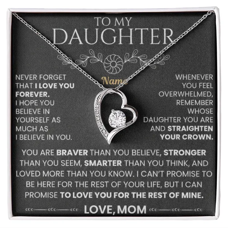 To My Daughter — A Necklace Made With Endless Love 21