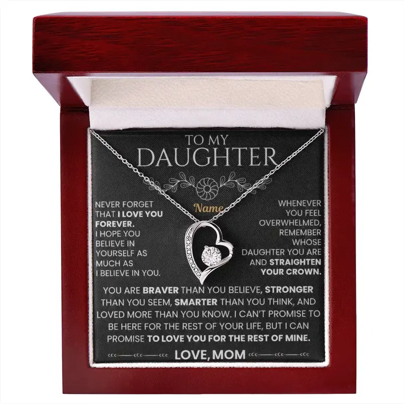 To My Daughter — A Necklace Made With Endless Love 22