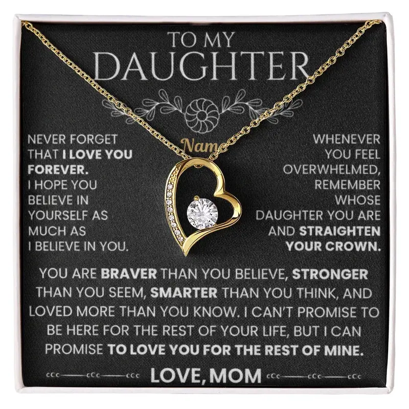 To My Daughter — A Necklace Made With Endless Love 23