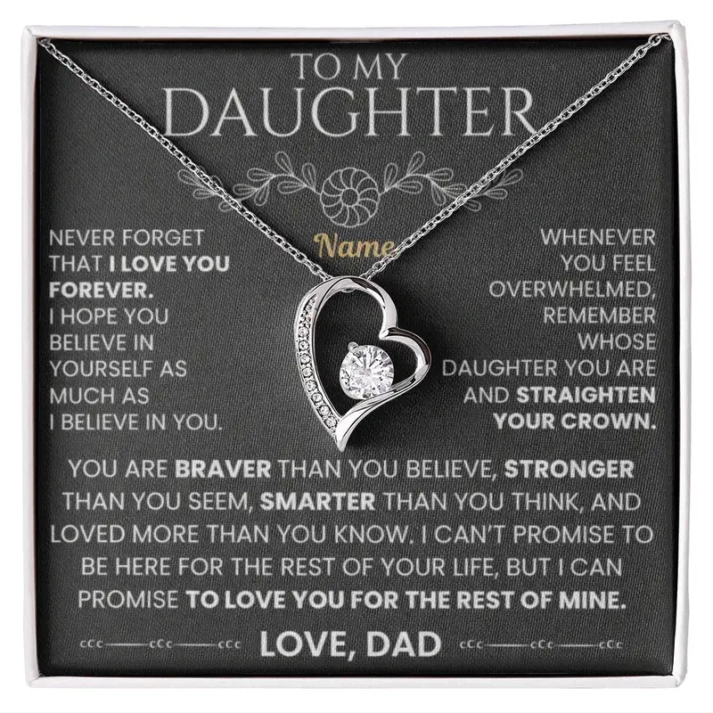 To My Daughter — A Necklace Made With Endless Love 9