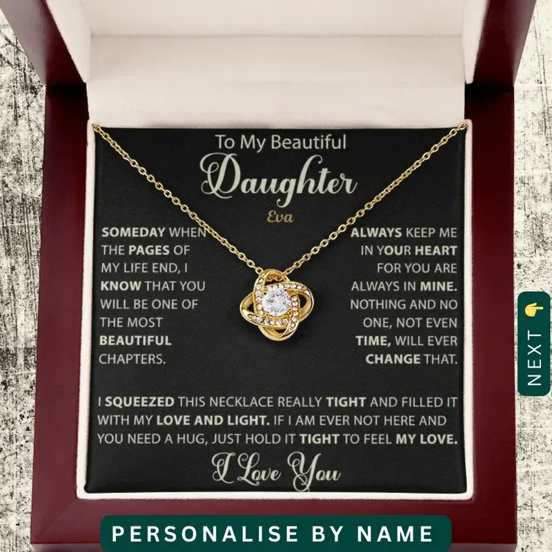 To My Daughter — A Necklace She’Ll Treasure Forever 1