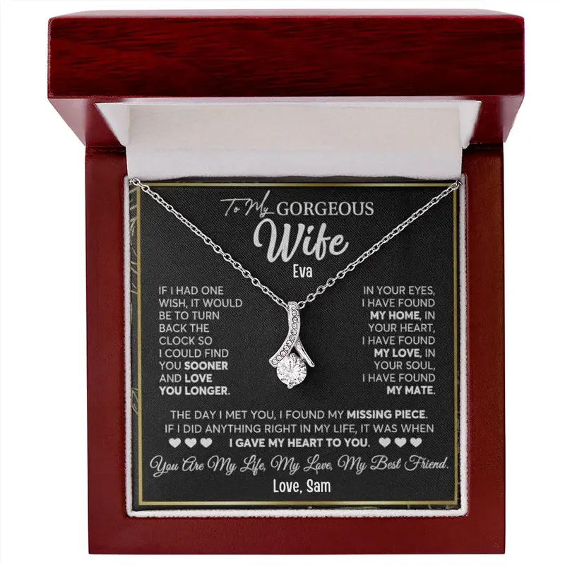 To My Gorgeous Wife — A Necklace She’Ll Treasure Forever 39