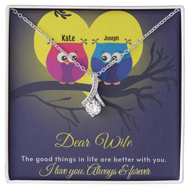 To My Gorgeous Wife — A Necklace She’Ll Treasure Forever 41