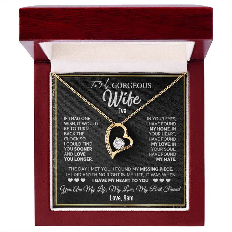 To My Gorgeous Wife — A Necklace She’Ll Treasure Forever 42