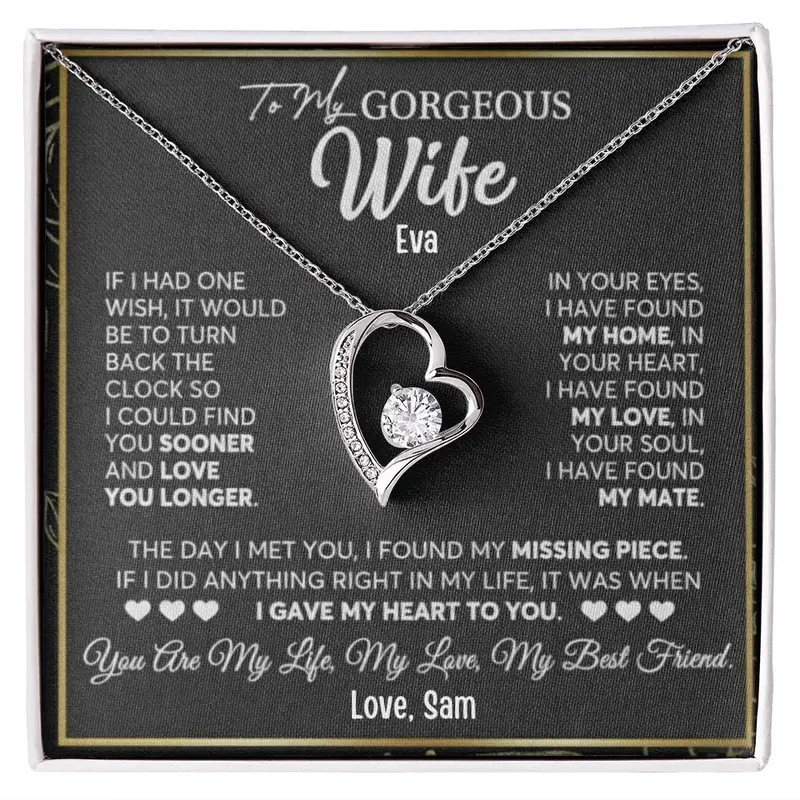 To My Gorgeous Wife — A Necklace She’Ll Treasure Forever 43