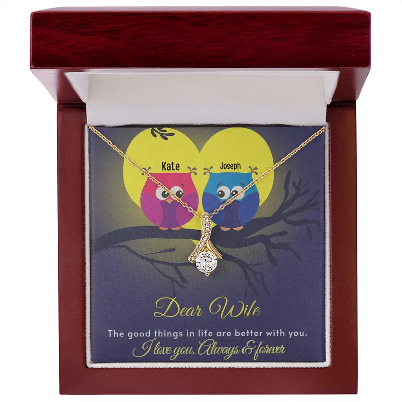 To My Gorgeous Wife — A Necklace She’Ll Treasure Forever 44