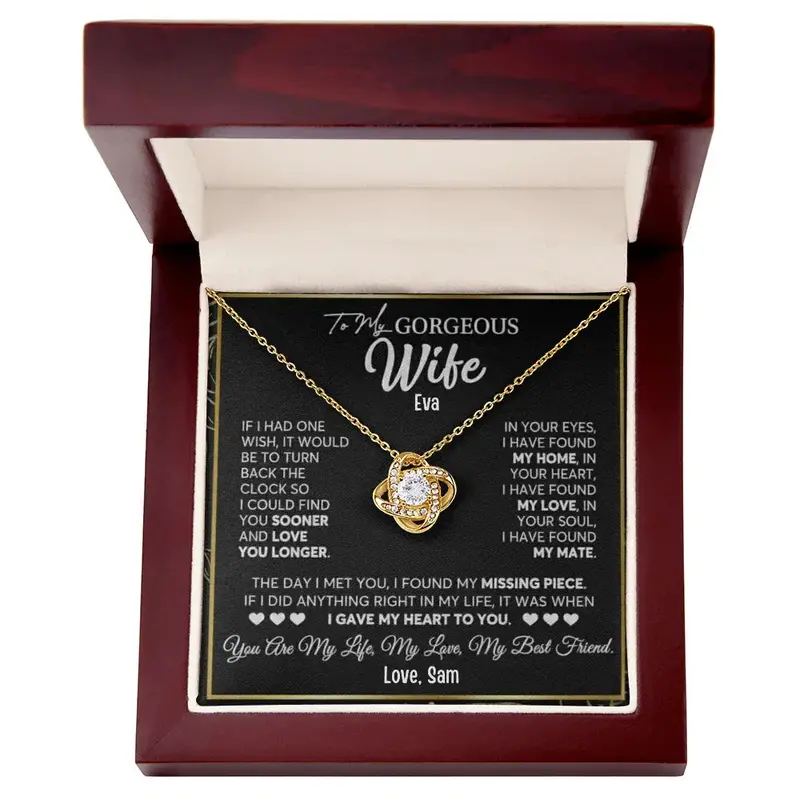To My Gorgeous Wife — A Necklace She’Ll Treasure Forever 46