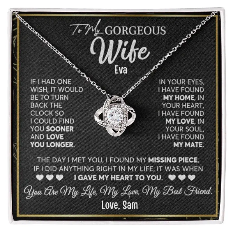 To My Gorgeous Wife — A Necklace She’Ll Treasure Forever 47