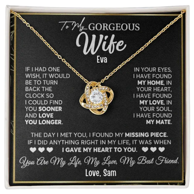 To My Gorgeous Wife — A Necklace She’Ll Treasure Forever 48