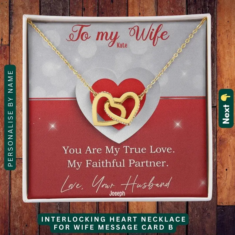To My Gorgeous Wife — A Necklace She’Ll Treasure Forever 6