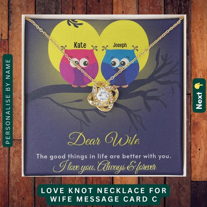 To My Gorgeous Wife — A Necklace She’Ll Treasure Forever 7