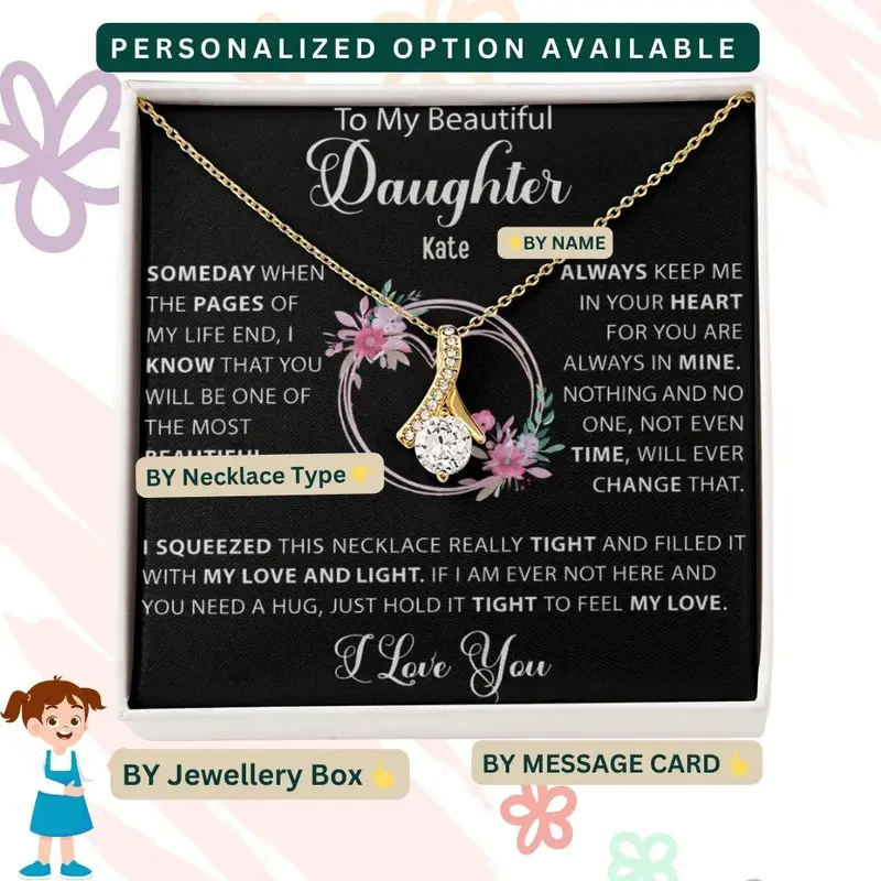 To My Loving Daughter — A Necklace She’Ll Treasure Forever 2