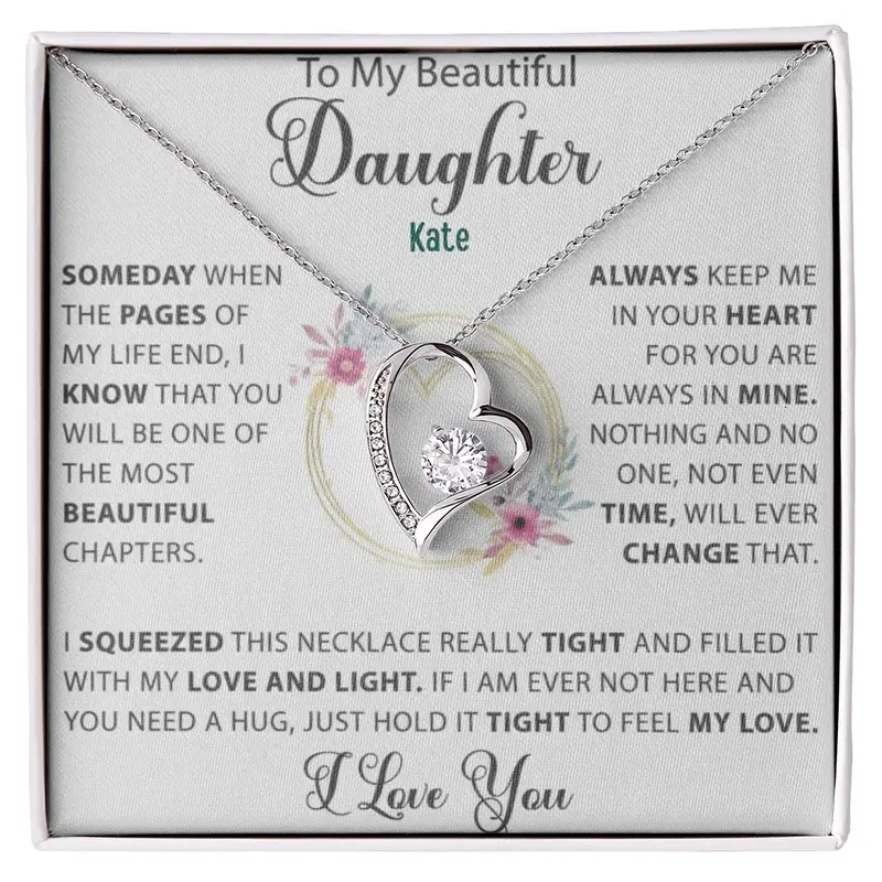 To My Loving Daughter — A Necklace She’Ll Treasure Forever 21