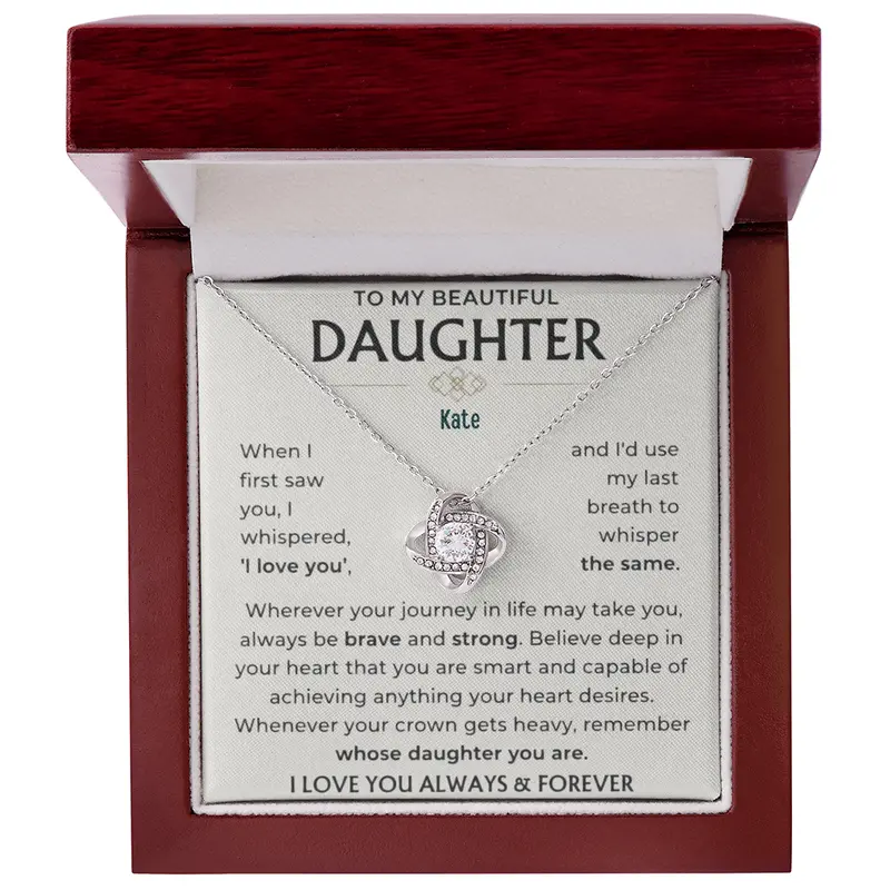 To My Loving Daughter — A Necklace She’Ll Treasure Forever 55