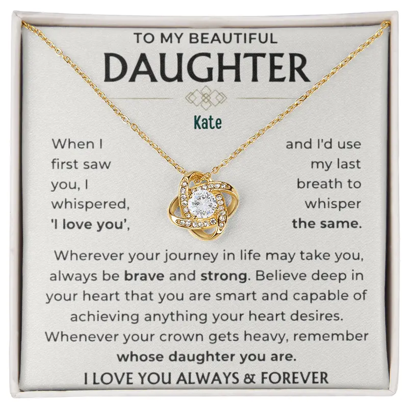 To My Loving Daughter — A Necklace She’Ll Treasure Forever 56