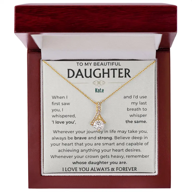 To My Loving Daughter — A Necklace She’Ll Treasure Forever 58