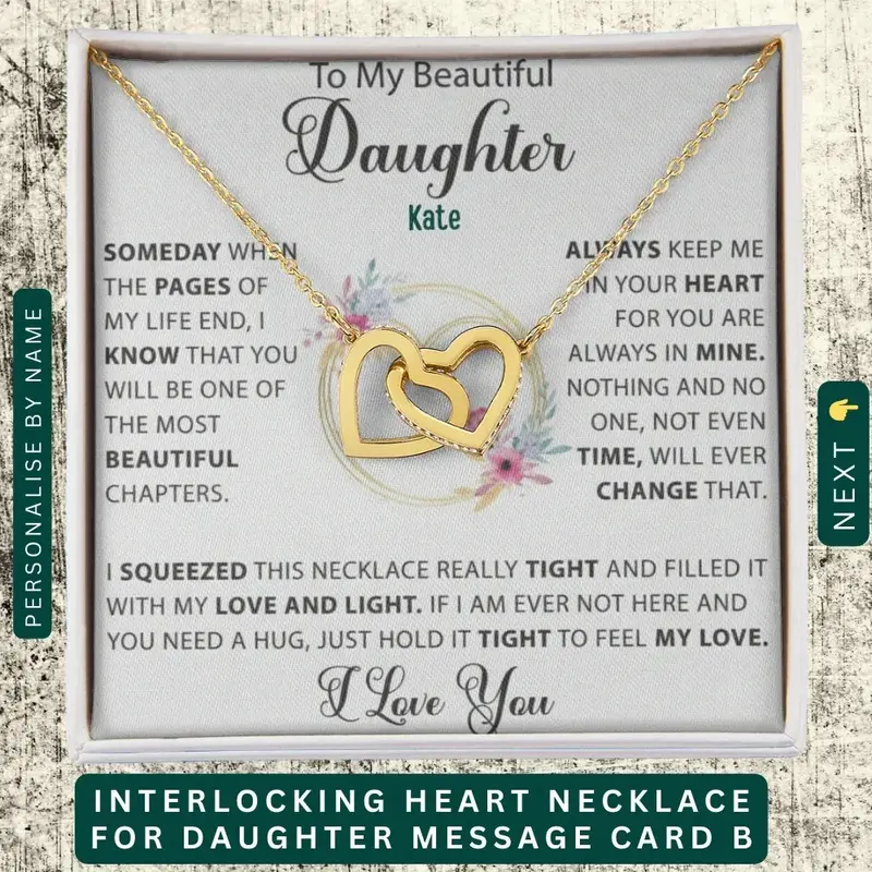 To My Loving Daughter — A Necklace She’Ll Treasure Forever 7