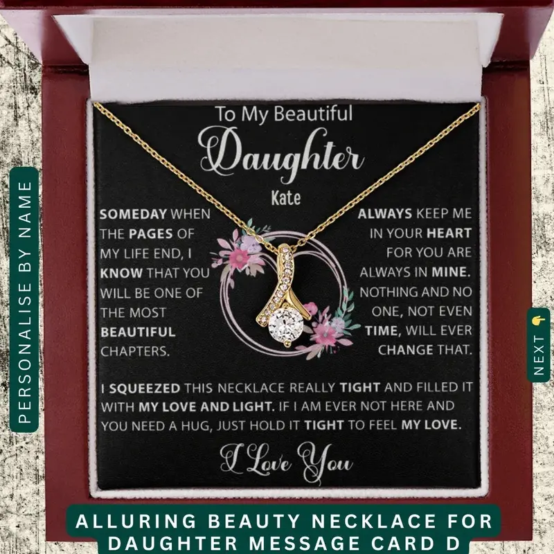 To My Loving Daughter — A Necklace She’Ll Treasure Forever 8