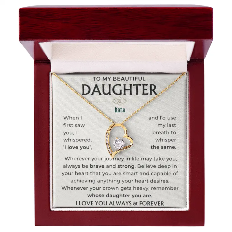 To My Loving Daughter — A Necklace She’Ll Treasure Forever 8