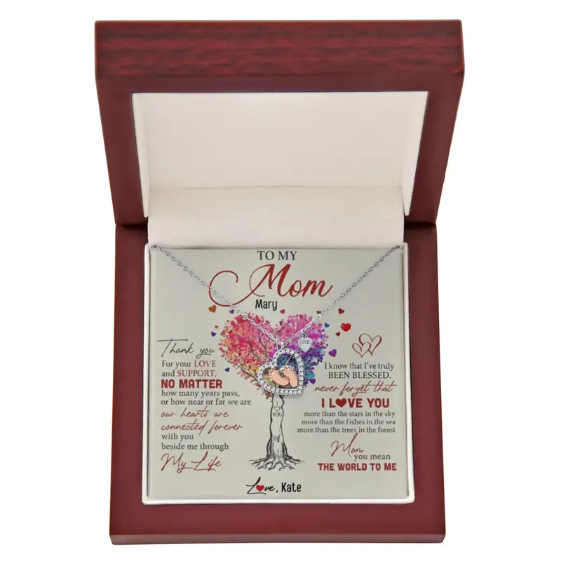 To My Loving Mom — A Necklace She’Ll Treasure Forever 1