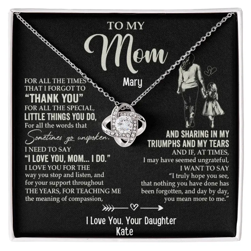 To My Loving Mom — A Necklace She’Ll Treasure Forever 15