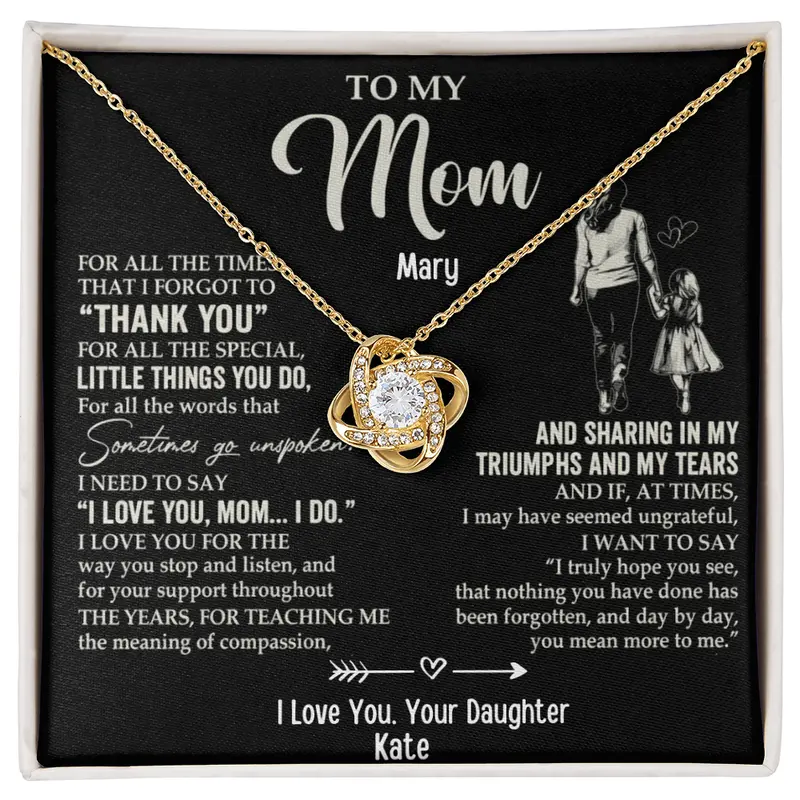 To My Loving Mom — A Necklace She’Ll Treasure Forever 17
