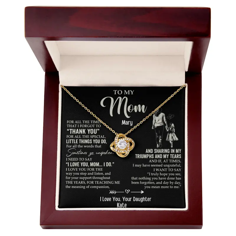 To My Loving Mom — A Necklace She’Ll Treasure Forever 18