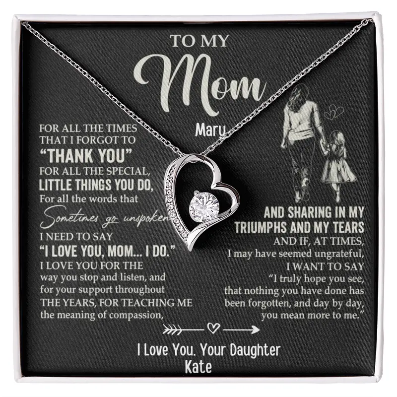 To My Loving Mom — A Necklace She’Ll Treasure Forever 19