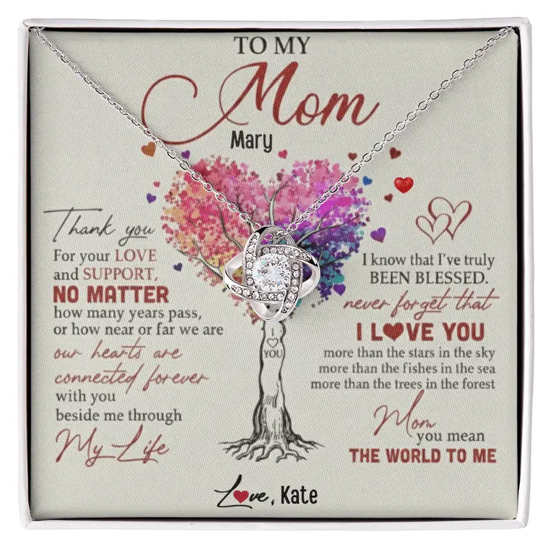 To My Loving Mom — A Necklace She’Ll Treasure Forever 2